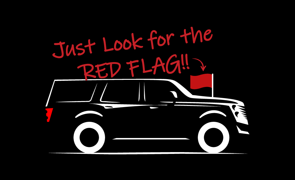 Red Flag Silhouette